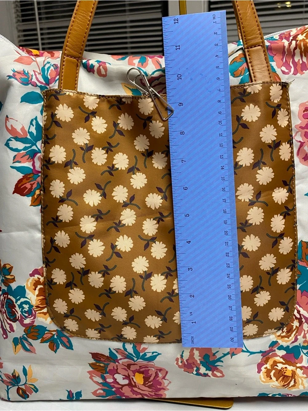 Matilda Jane Floral Oversized Zip Tote Shoulder Bag